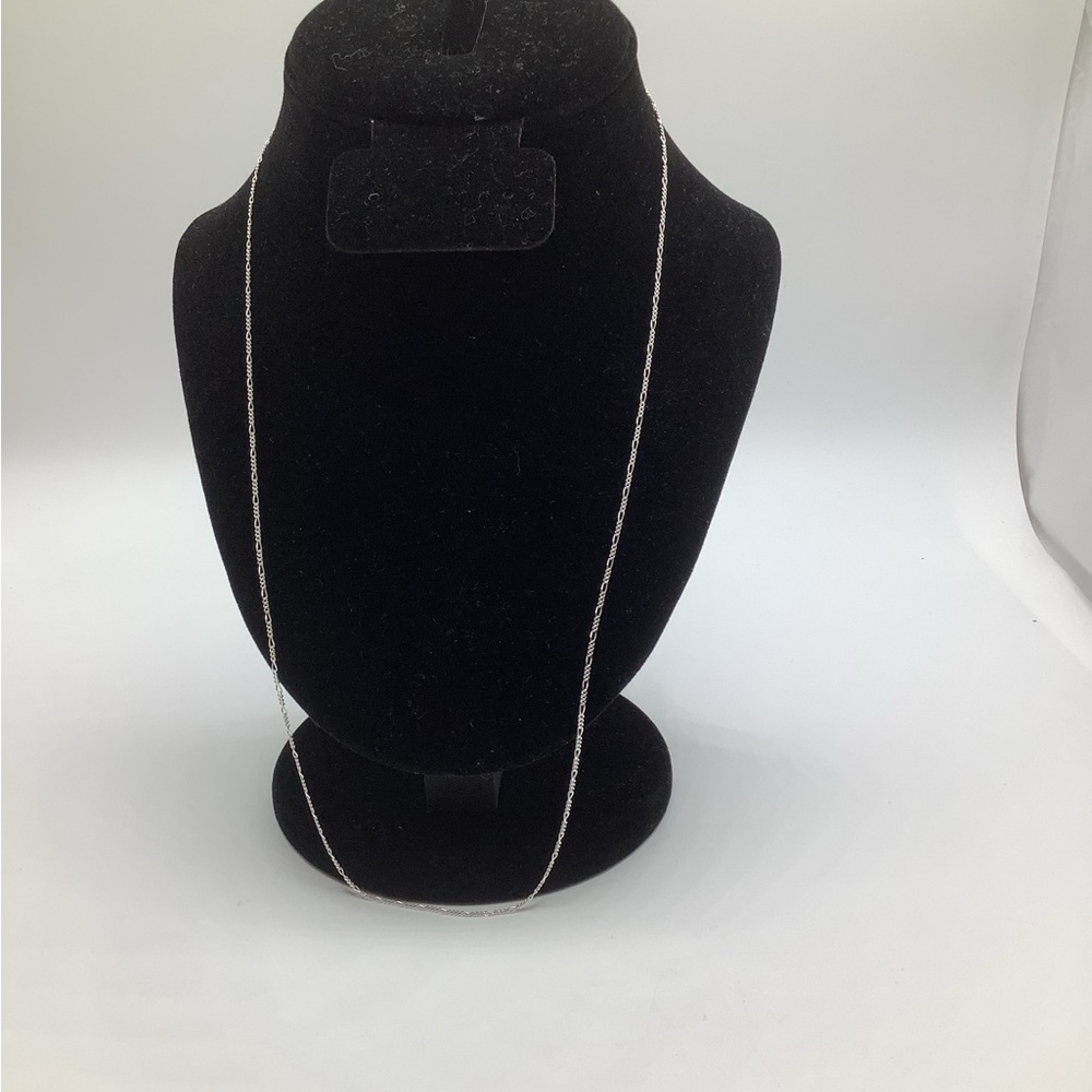 925 Italy 24 Inch Figaro Necklace